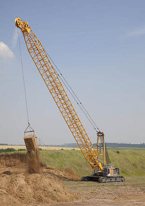 Crawler Crane (220 ton),designed for dynamic compaction