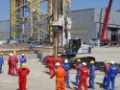 Piling operations at Shah Deniz gas export project 